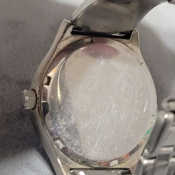 Fossil Big Tic Watch, Blue Face Steel Strap, JR-7860, Y2k, Untested - Picture 4 of 11